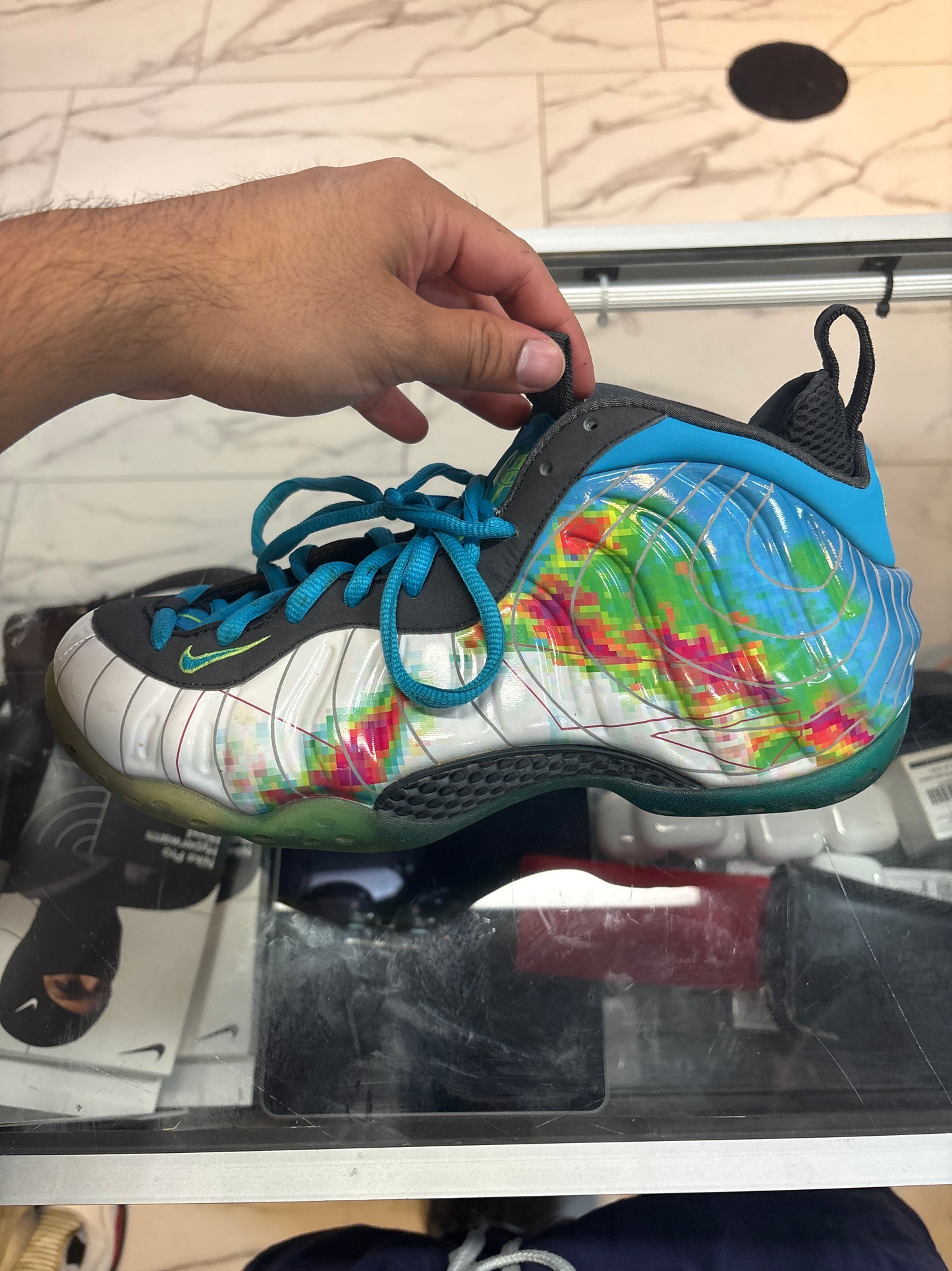 Foamposite weatherman used no box