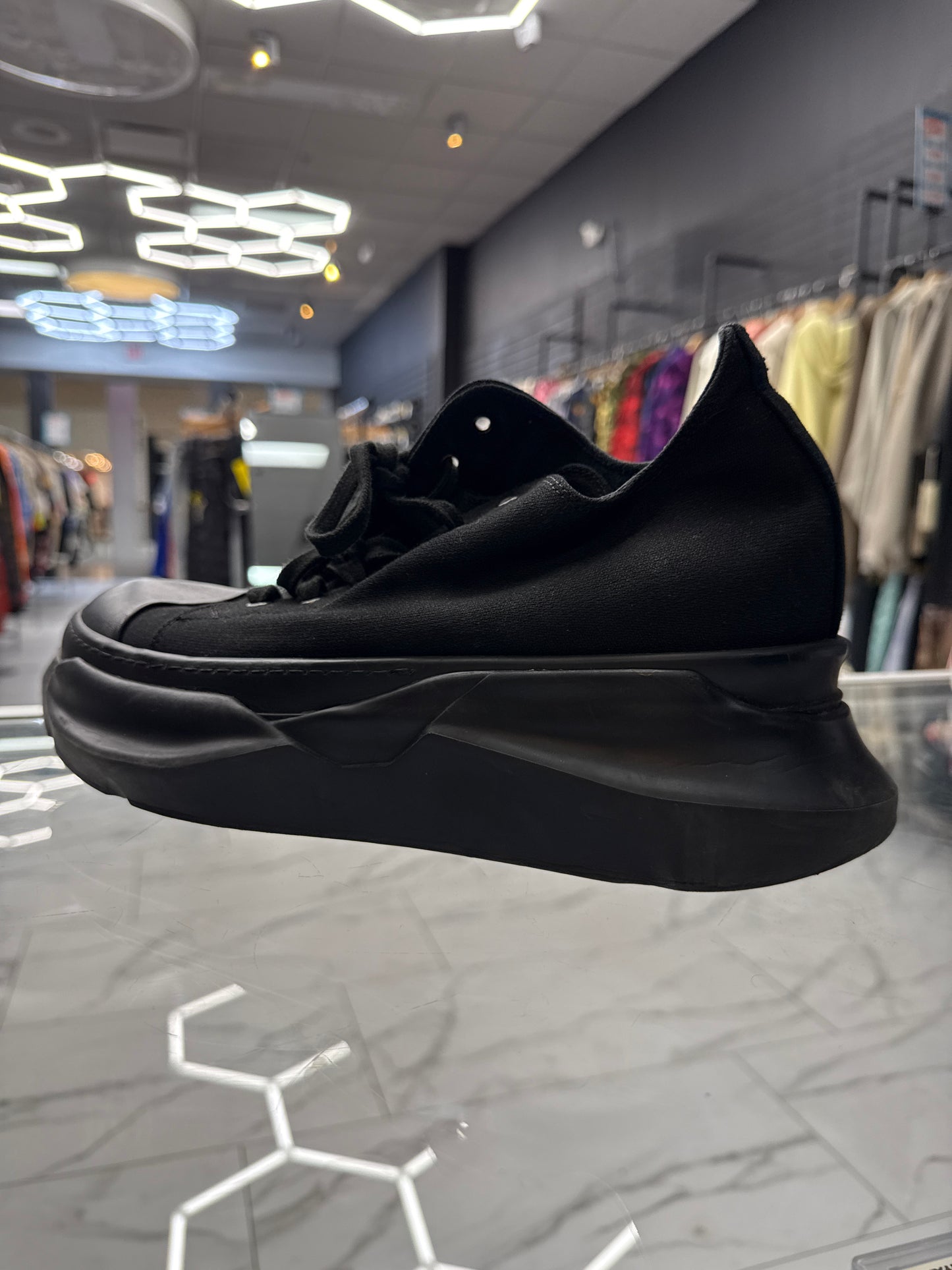 Rick Owen’s Black Denim Low Used No box