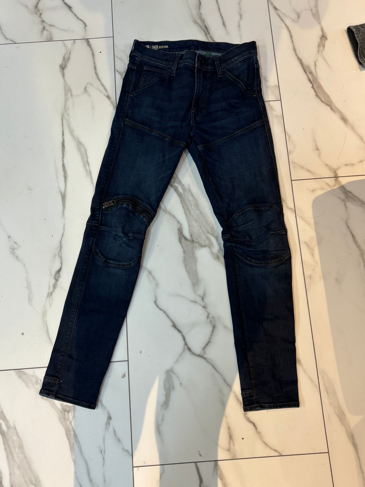 Gstar dark blue denim zip