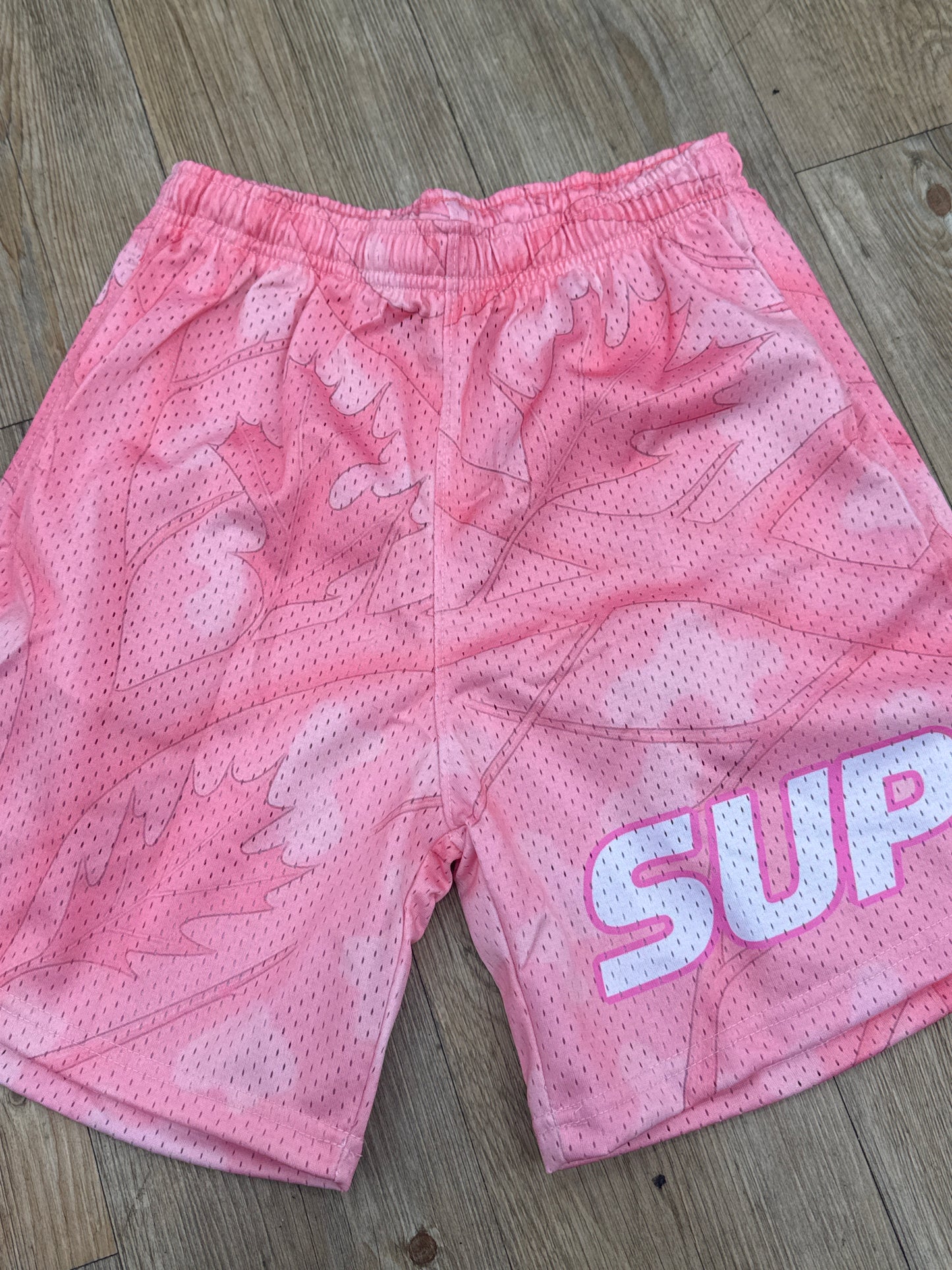 Sup Camo pink shorts