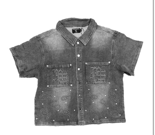 Mixed Emotions Black Paisley Jacket