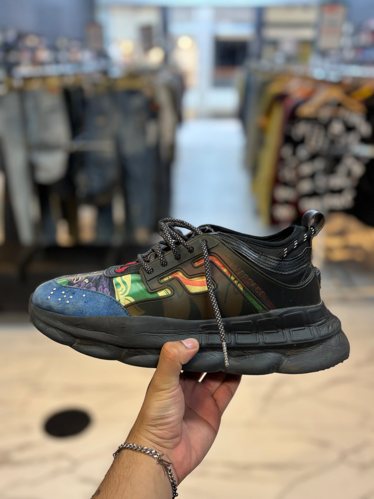 Versace black used no box