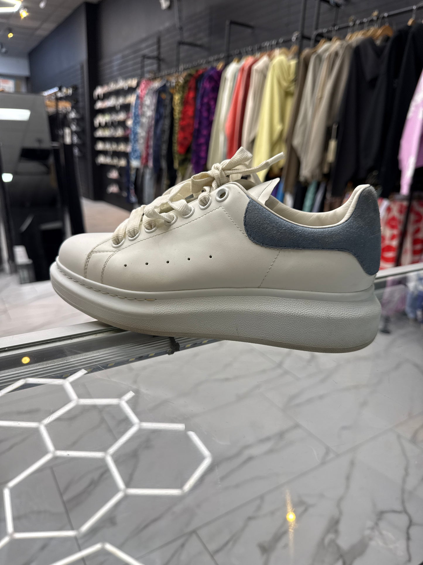 Alexander McQueen Cloudy Blue Used w box