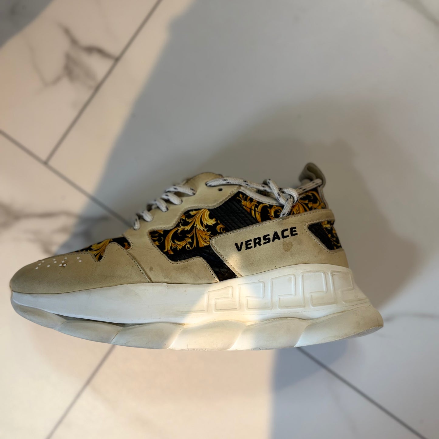 Versace reaction used gold