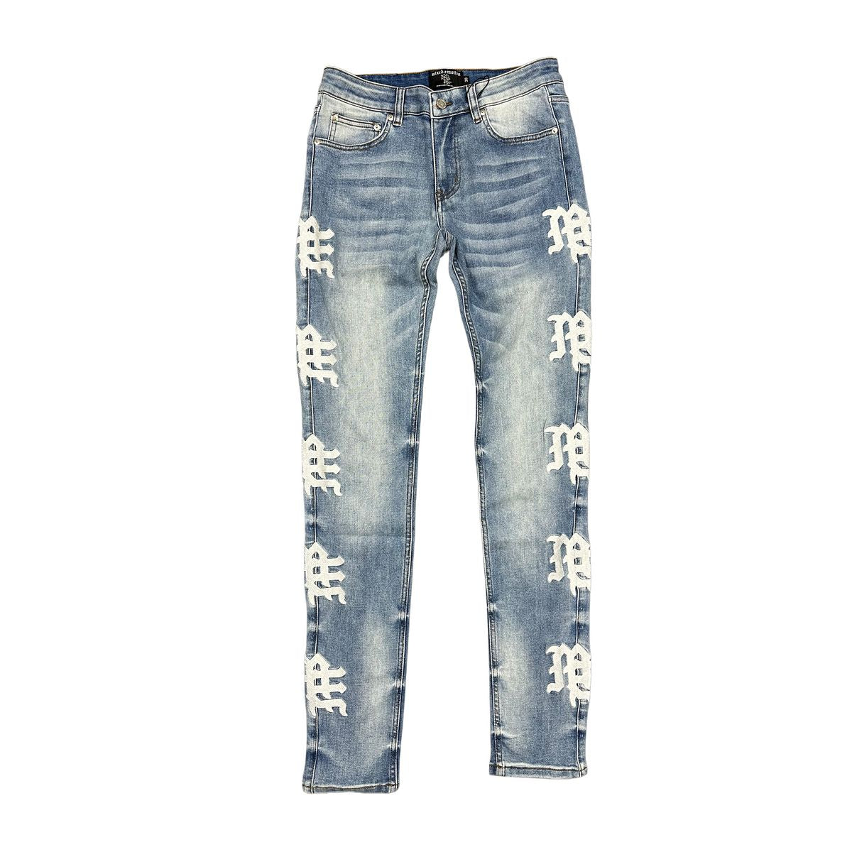 Mixed Emotion  Blue Denim wash