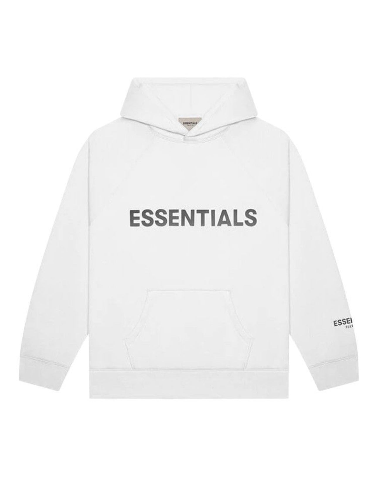 White Essential Hoodie