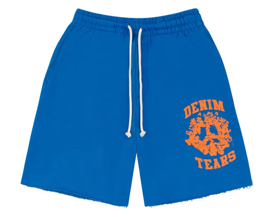 Denim Tear Blue Orange Shorts