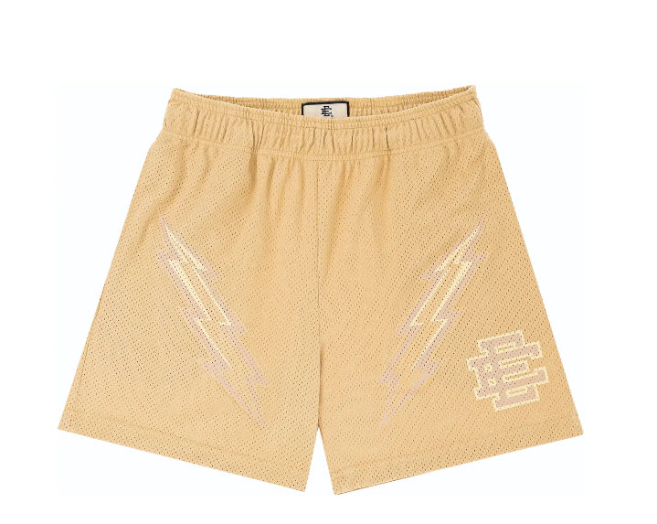 Eric Emanuel Bolt Pattern Mesh Vegas Gold Short