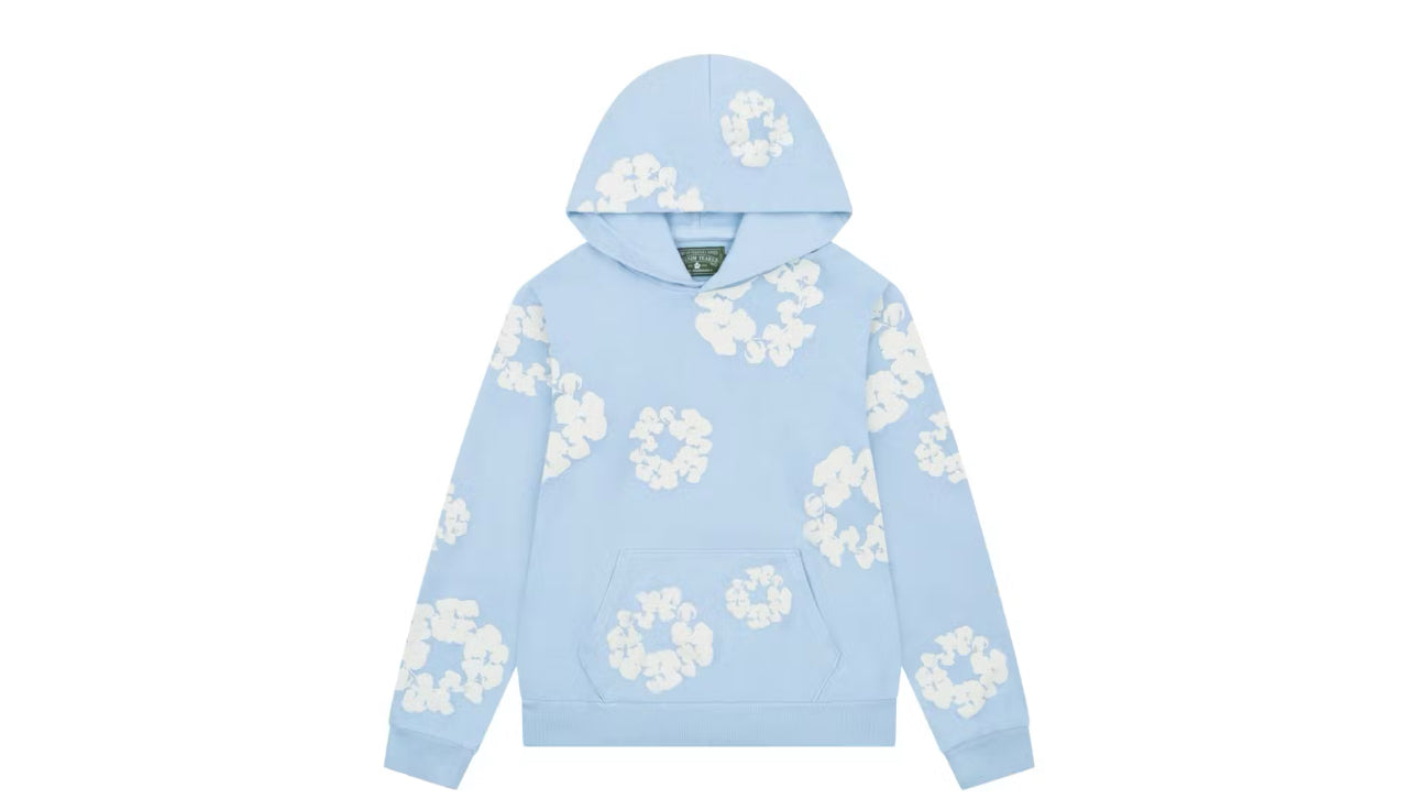 Denim Tear The Cotton Wreath Sweatshirt Powder Blue