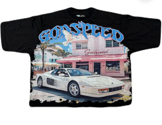 Godspeed Art Basel Rarri Shirt Black