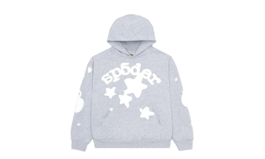 Sp5der Beluga Grey Hoodie