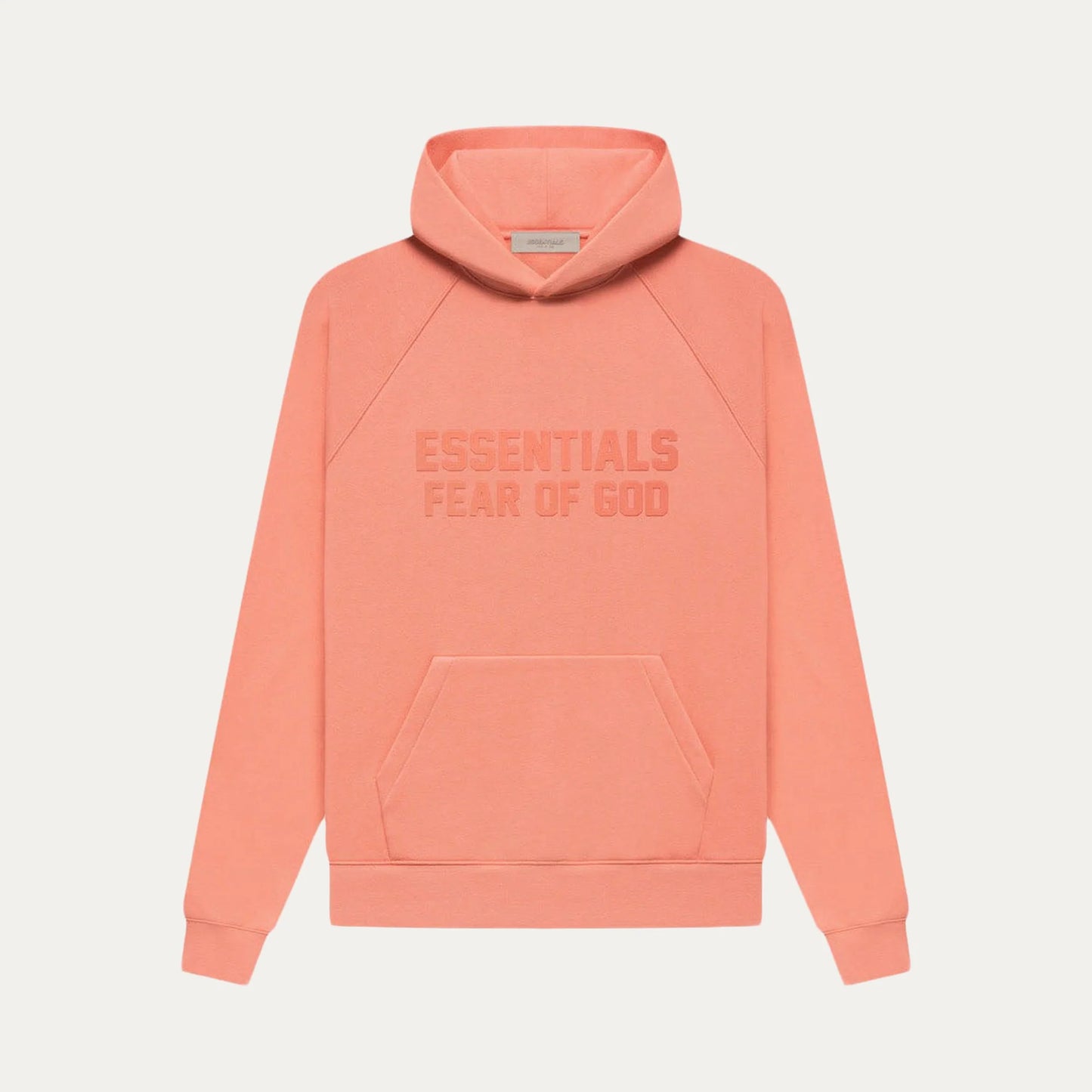 coral essentials hoodie