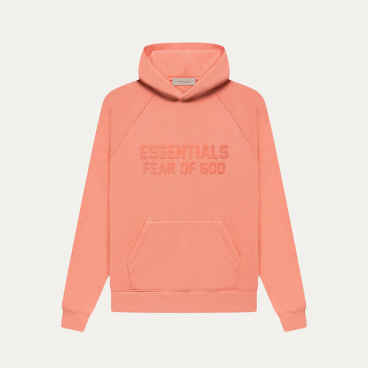 coral essentials hoodie