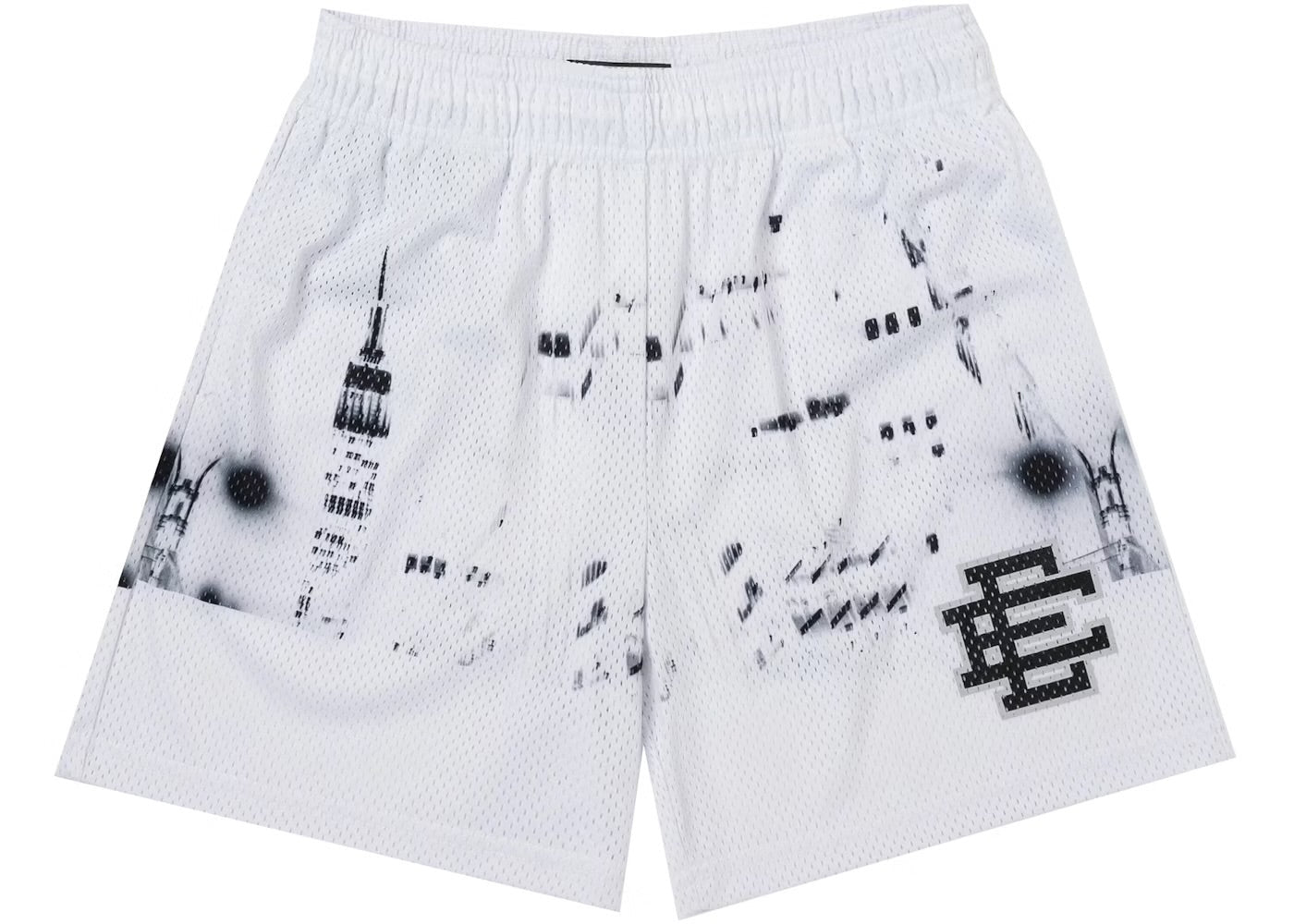 Eric Emanuel White Skyline Shorts