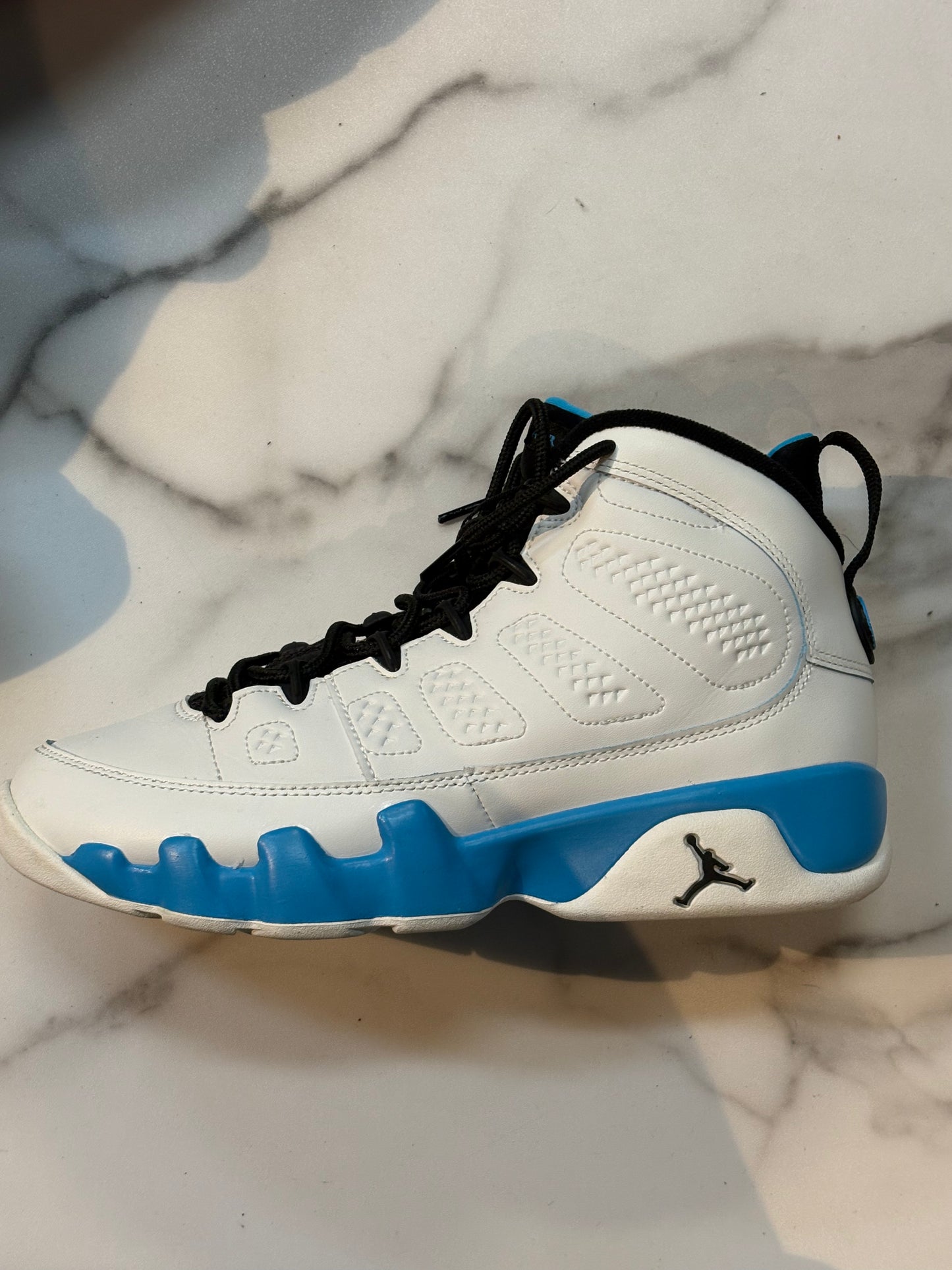Jordan 9 retro powdered blue