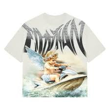 Mixed Emotion cream angel yacht tee