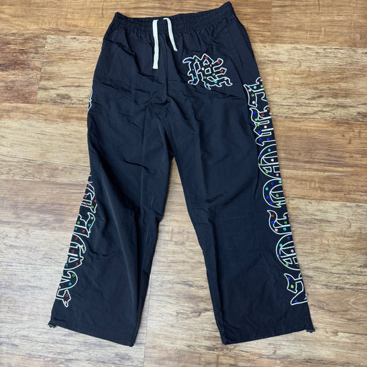 Mixed Emotion Black RhineStone Sweatpants