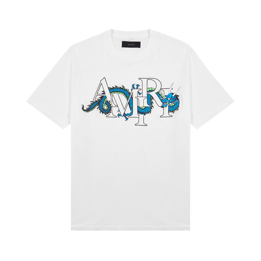 Amiri white Dragon Tee