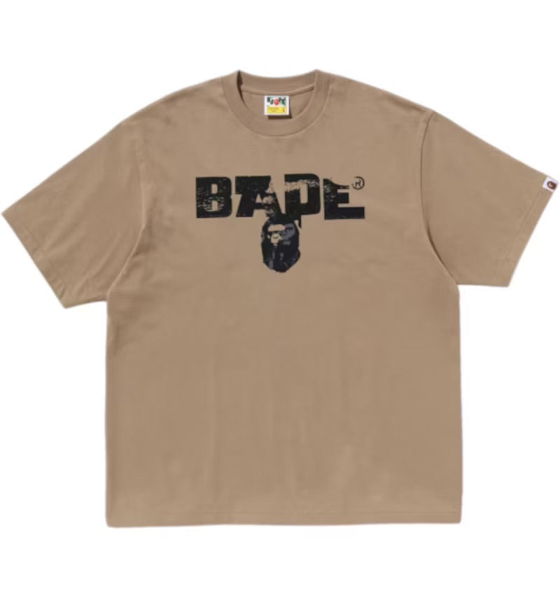 Bape Beige Army Relaxed Fit Tee