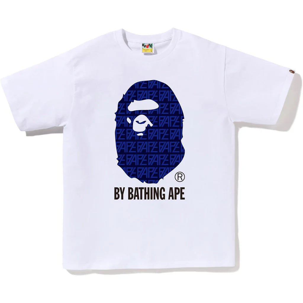 Bape Navy monogram tee