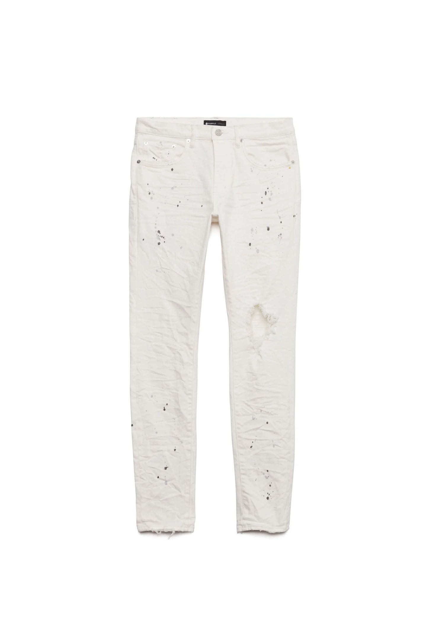Purple Brand White Paint Splatter Jeans Brand New
