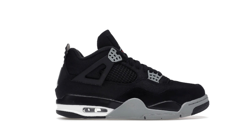 Jordan 4 Black Canvas