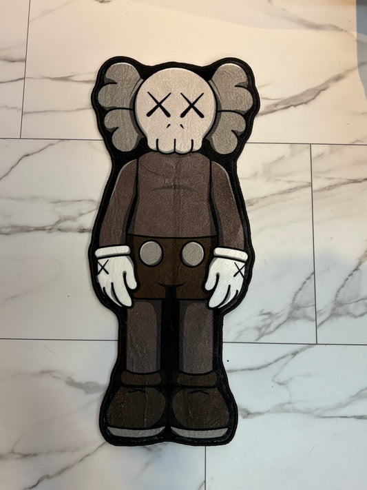 Kaws Brown Standing Rug