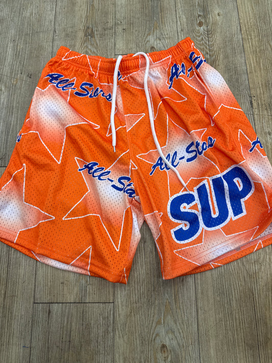 Sup Orange All Star Shorts
