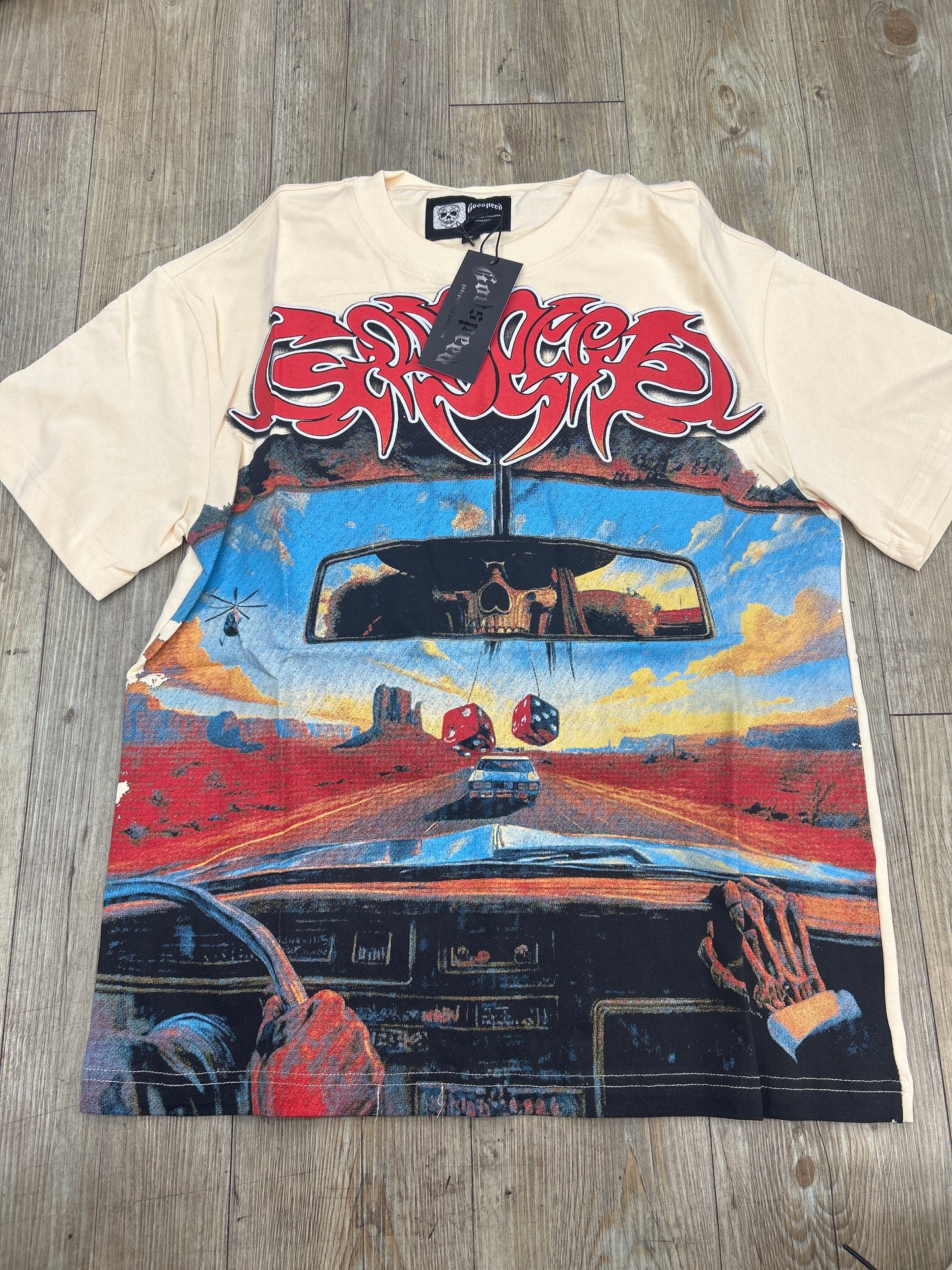 God Speed Cream POV Driver Tee