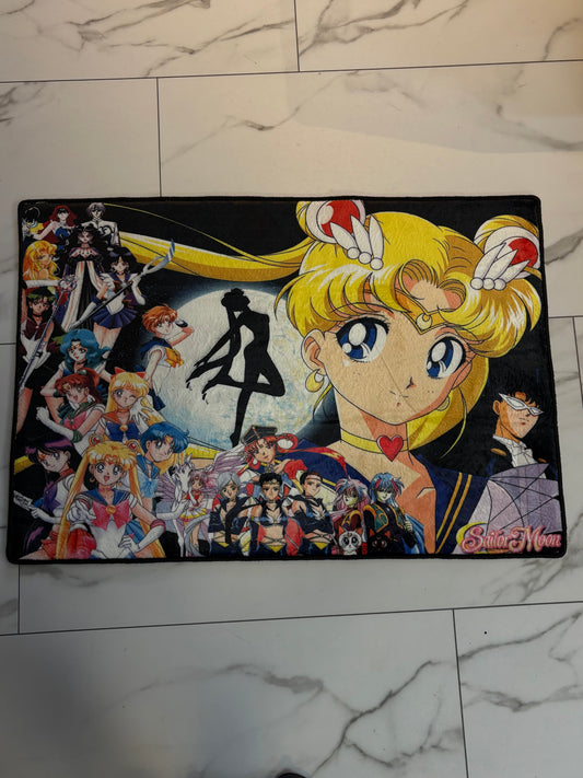 Sailor moon square rug