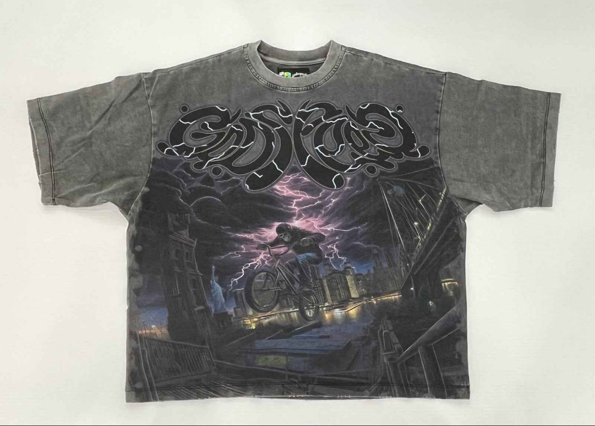 Riding the storm Godspeed tee