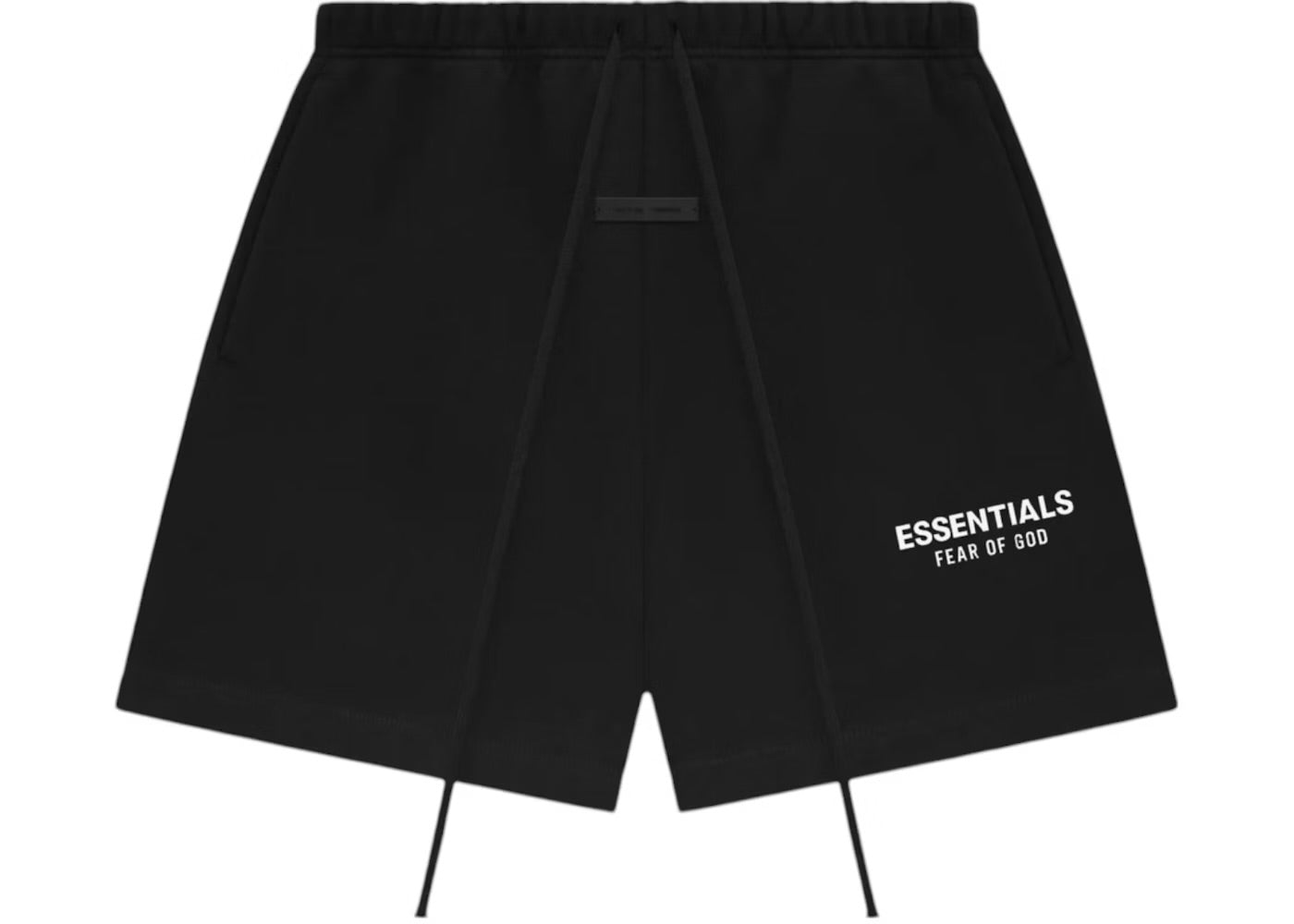Essentials black white classic shorts