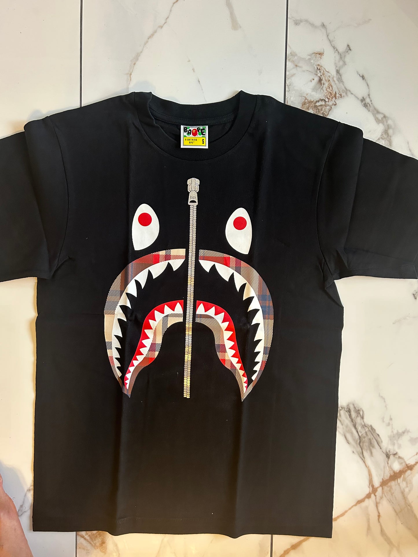 Bape Black Shark Tee