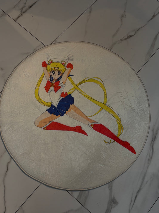 Sailor moon circle rug