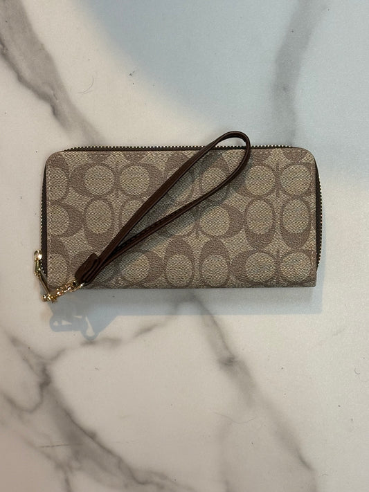 Coach Long Zip Around Wallet