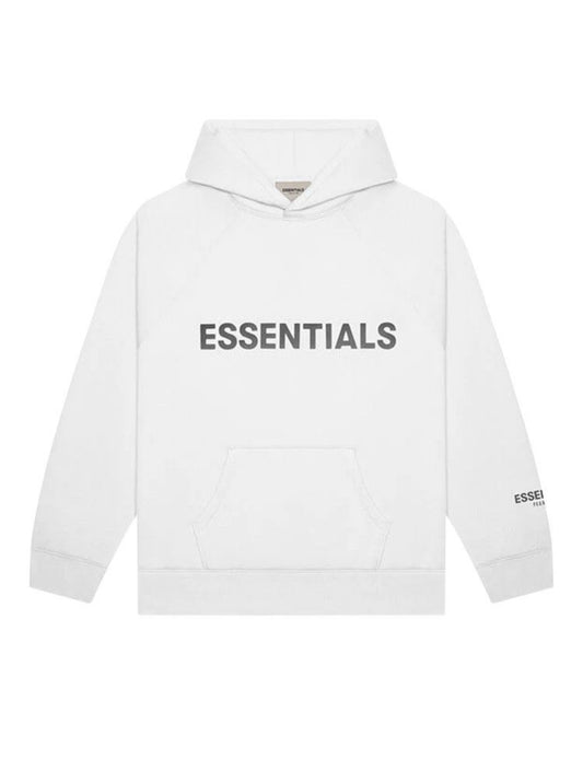 White Essential Hoodie