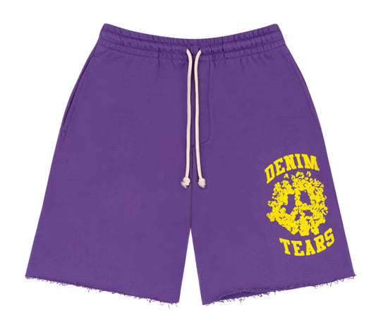 Denim Tear Purple Yellow Short