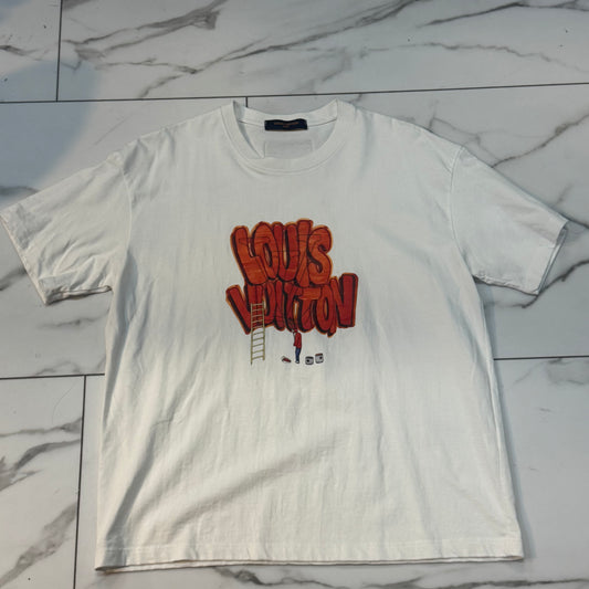 LV White Tee