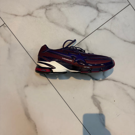 Purple bapestas w box and bag