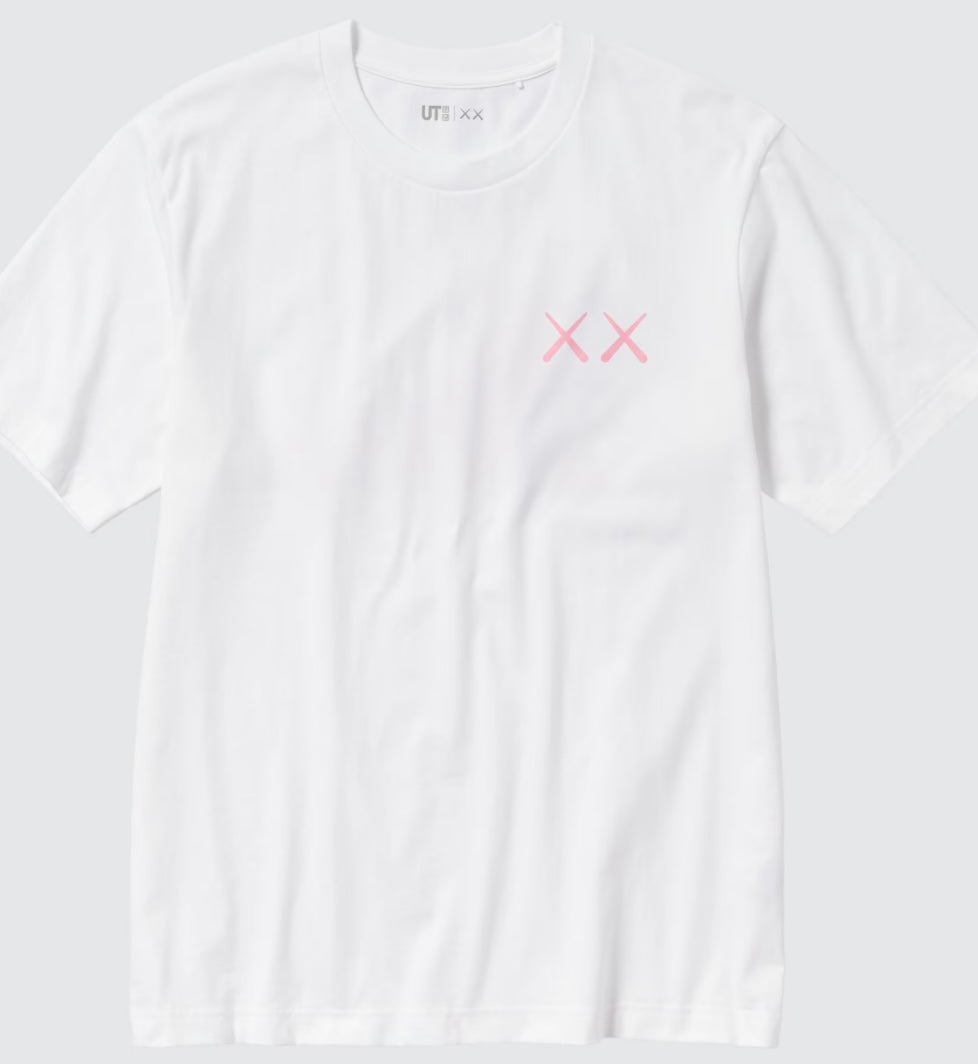 Kaws UT Pink White Tee