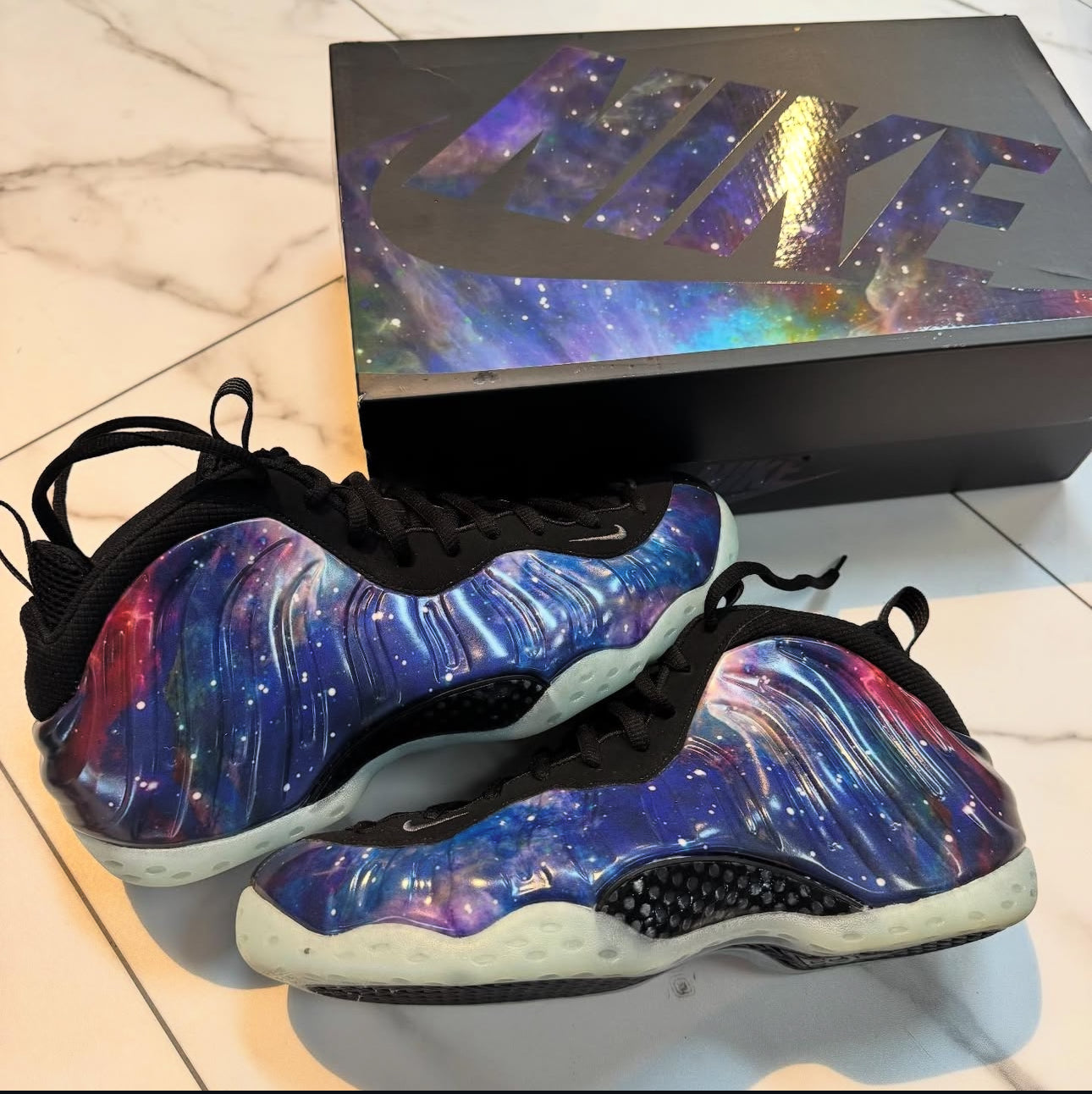 Foamposite “galaxy” used w box