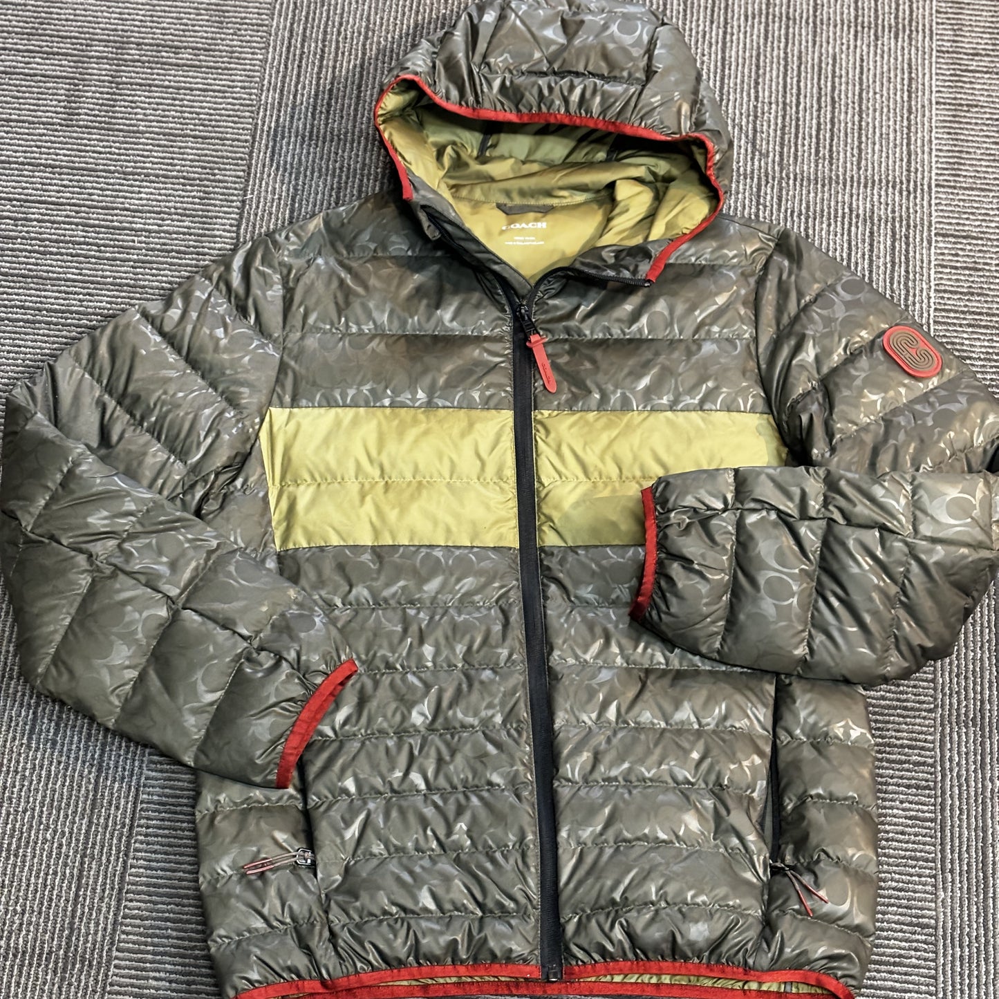 Coach Olive Packable Down Jacket
