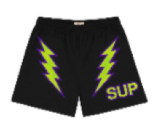 Sup Bolt joker shorts