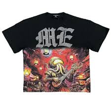 Mixed Emotion cropped Octopus Tee