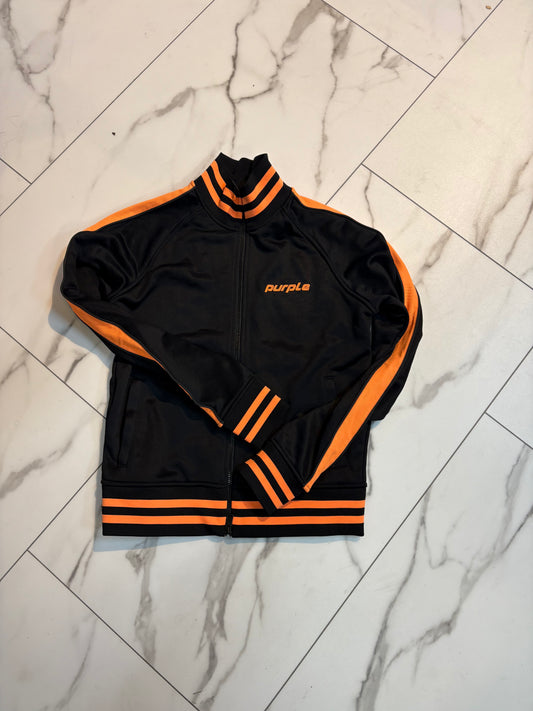 Purple Brand Black n orange zip up