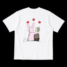 Kaws twin heart tee