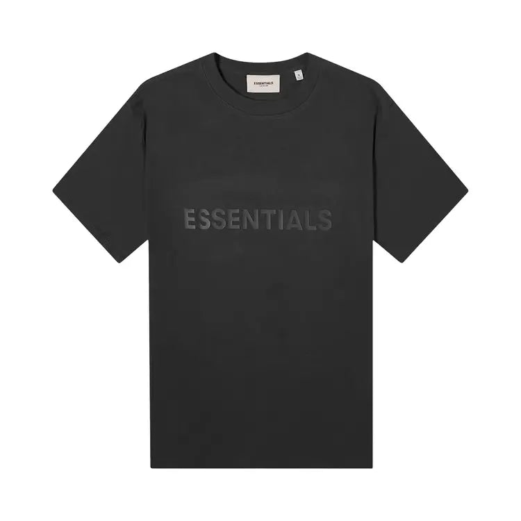 Essentials black boxy tee