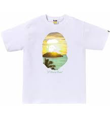 Bape White Island Tee