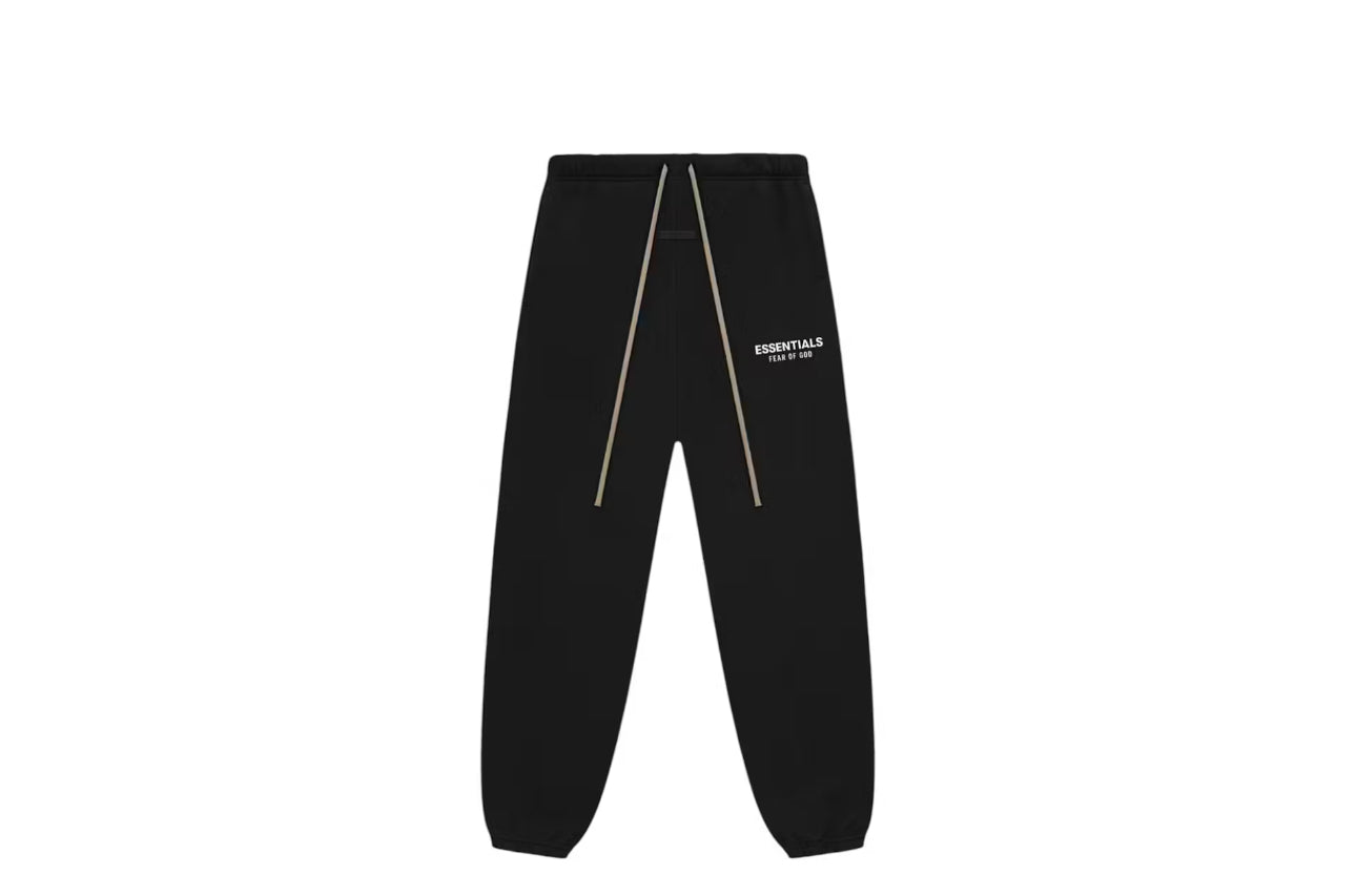 Essential Black Fear Of God Sweatpants