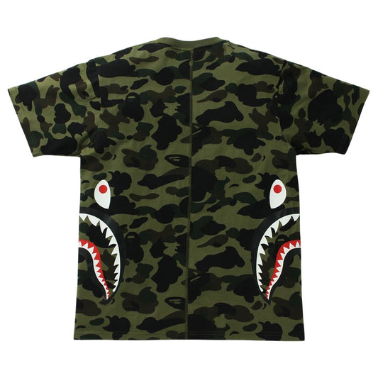 Bape Green Camo Double Side Shark tee